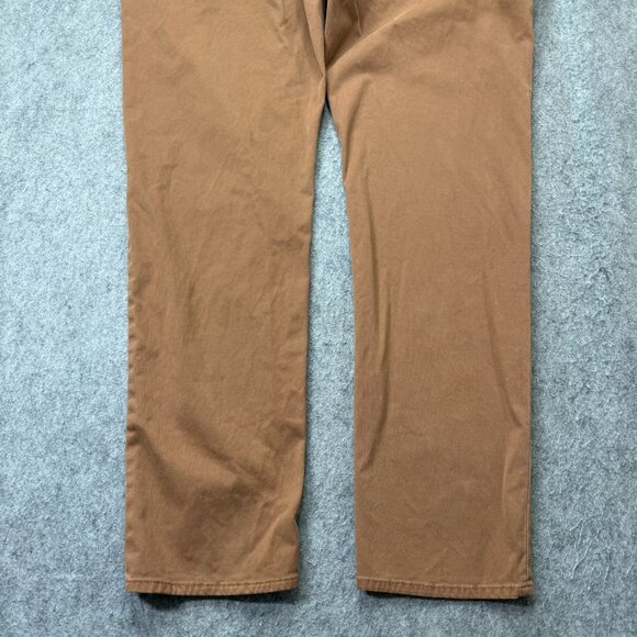 Brooks Brothers 5-Pocket Pants Men 40 x 32* Brown Advantage Stretch Slim Fit - Picture 8 of 16